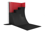 6' WARPED WALL C/W HAND RAIL & FIREMAN POLE