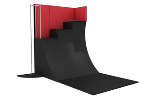 FIRE POLE EXIT FROM WARPED WALL