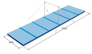 INTERNATIONAL LANDING MATS SET 'ROTTERDAM' HORIZONTAL BAR